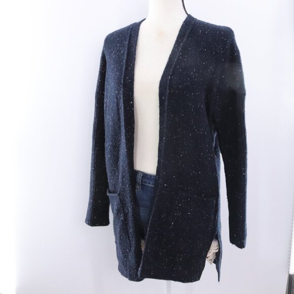 Abercrombie & Fitch | Lambswool Angora Open Front Cardigan Small - Picture 2 of 5